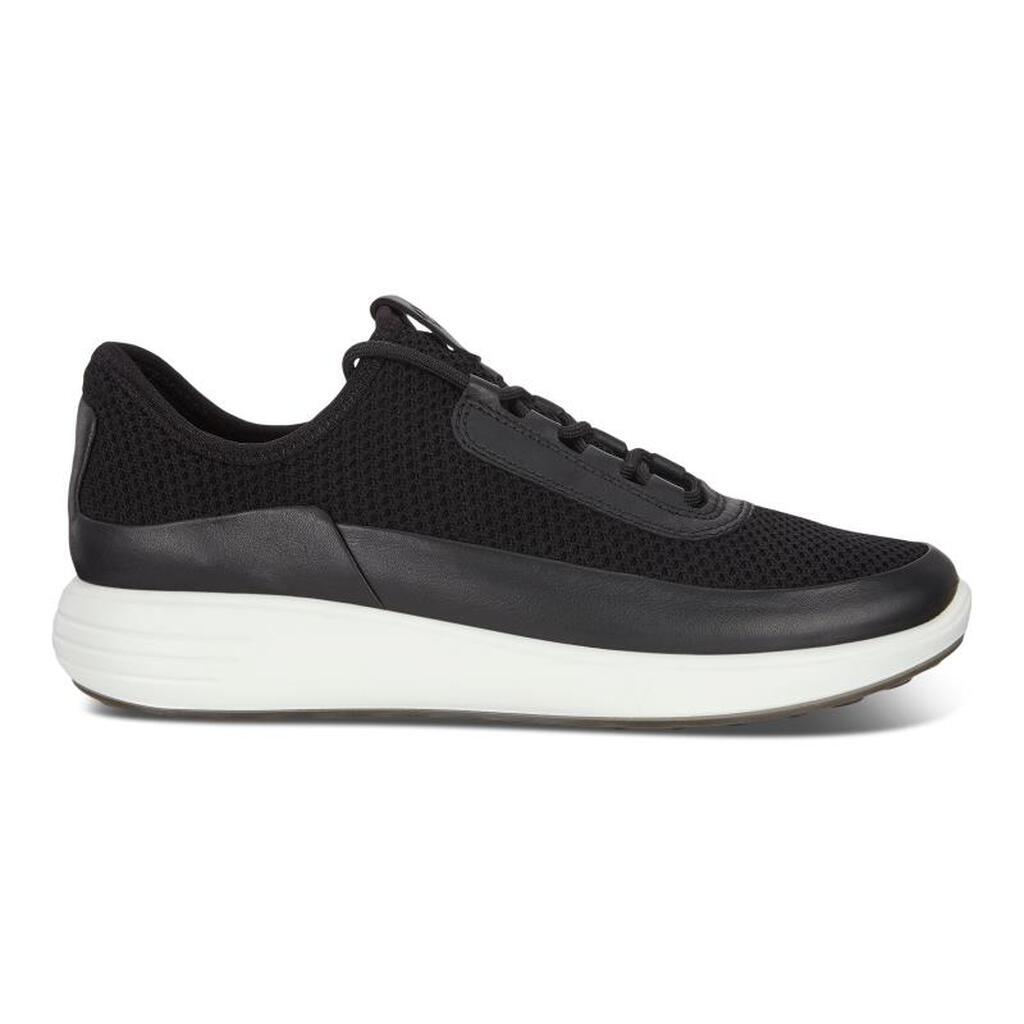 Ecco Soft 7 Runner Womens Sneakers In Black Outlet - India SED-952601